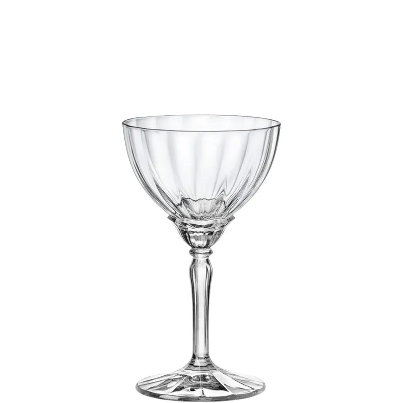 Popolare 24 cl - Bormioli Rocco Florian Bicchiere Martini in Vetro - Set 6 Pezzi