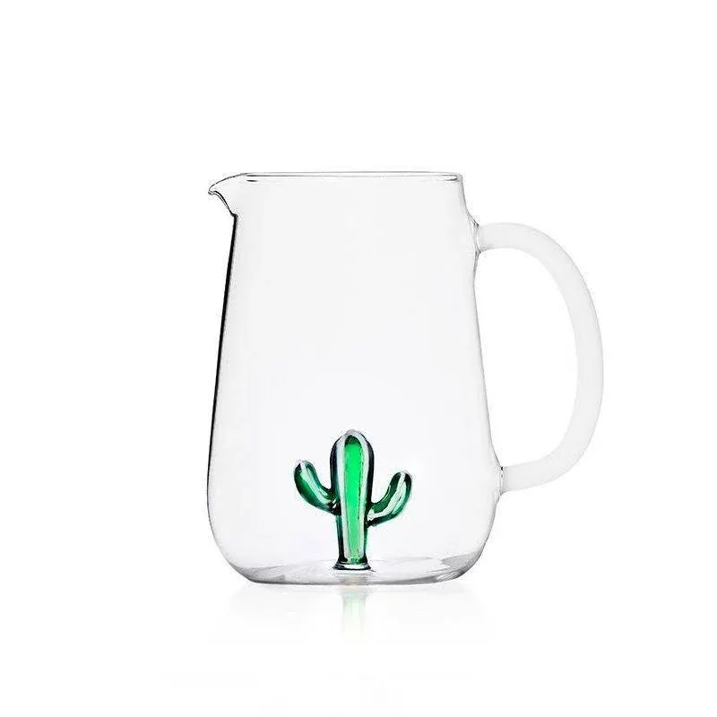 175 cl - Ichendorf Desert Plants Caraffa Cactus in Vetro Borosilicato Promo Stagionale