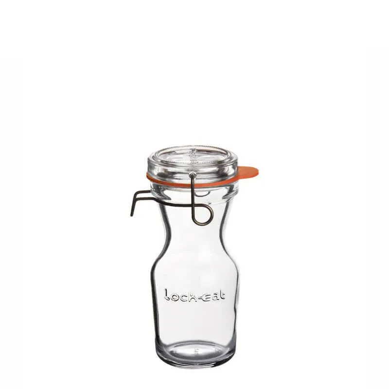 Prezzo Basso 25 cl - Bormioli Luigi Lock Eat Caraffa in Vetro - Set 6 Pezzi