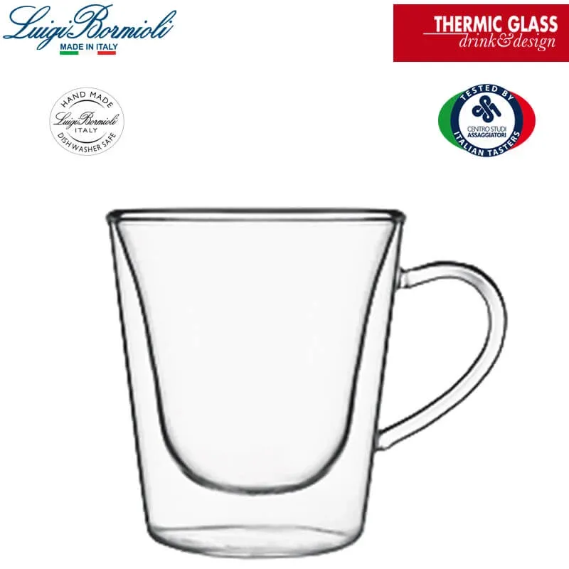 12 cl - Bormioli Luigi Thermic Glass Tazzina Caffé in Vetro Borosilicato - Set 2 Pezzi Compra Adesso