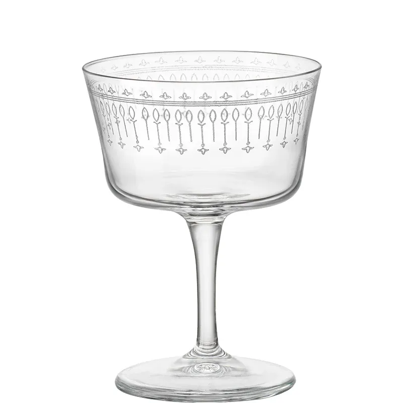22 cl - Bormioli Rocco Bartender Novecento Calice Cocktail in Vetro - Set 6 Pezzi Promo Stagionale