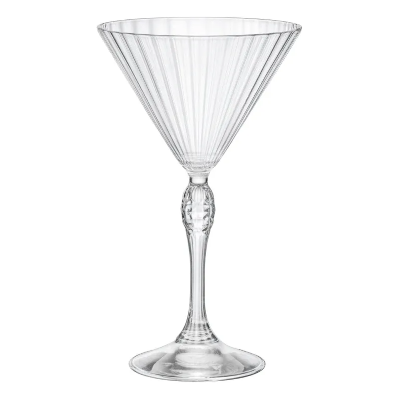 25 cl - Bormioli Rocco America 20s Bicchiere Martini in Vetro - Set 6 Pezzi Popolare