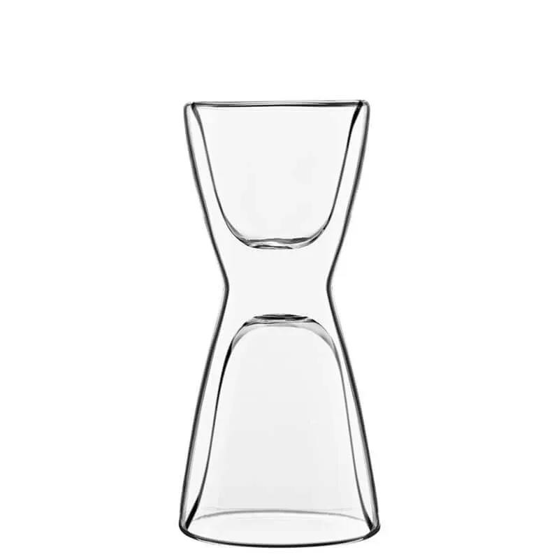 10 cl - Bormioli Luigi Thermic Glass Tazzina Caffé Jigger in Vetro Borosilicato - Set 2 Pezzi Nuovo Arrivo