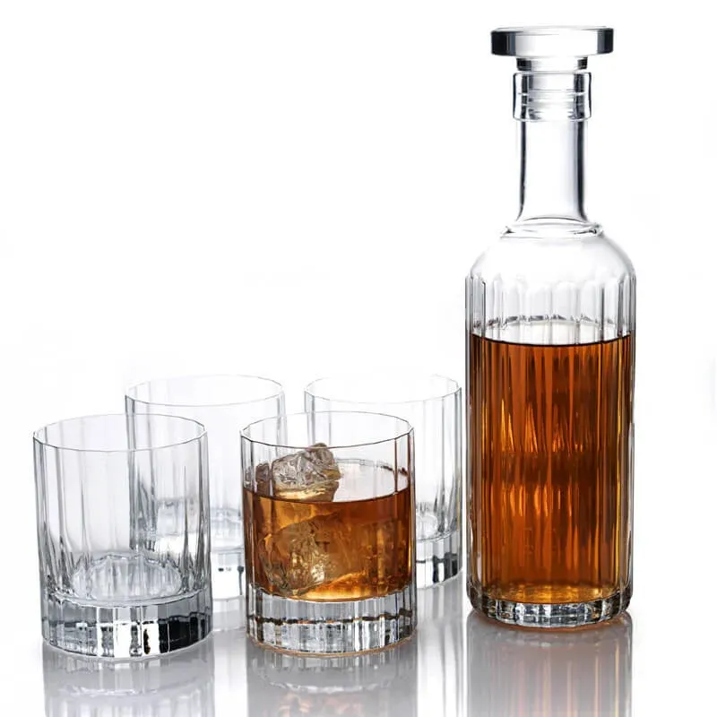 Direttamente Dal Produttore Bormioli Luigi Bach Set Whisky in Vetro - Set 5 Pezzi