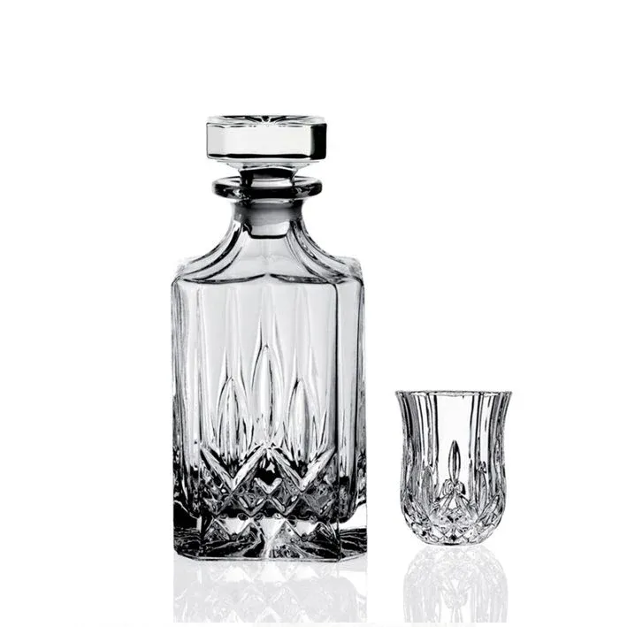Pagamento Sicuro RCR Opera Set Liquore Bottiglia Con Bicchieri in Vetro - Set 7 Pezzi