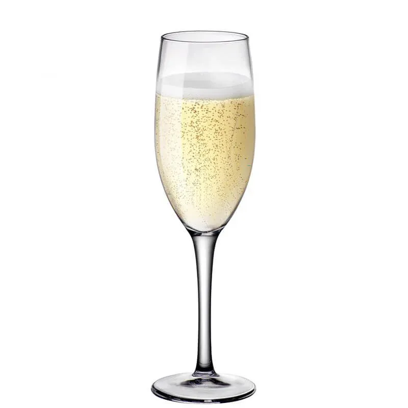 17 cl - Bormioli Rocco Milano Calice Flute in Vetro Temperato - Set 12 Pezzi Prezzo Conveniente