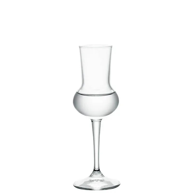 Ultima Occasione 8 cl - Bormioli Rocco Restaurant Calice Grappa in Vetro - Set 12 Pezzi