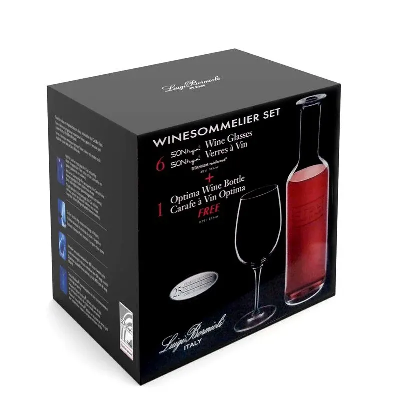 Promo Stagionale Bormioli Luigi Winesommelier Set Calici in Vetro - Set 7 Pezzi