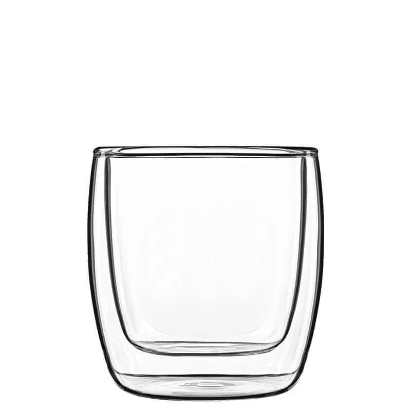 24 cl - Bormioli Luigi Thermic Glass Michelangelo Bicchiere Cappuccino in Vetro Borosilicato - Set 2 Pezzi Prezzo Basso