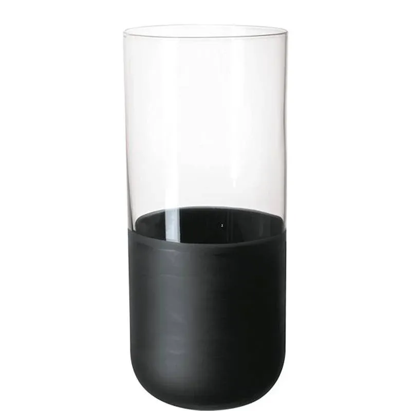 Miglior Prezzo 30 cl - Villeroy & Boch Manufacture Rock Bicchiere Bibita in Vetro - Set 4 Pezzi