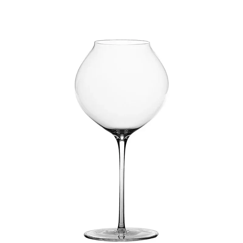 Offerta 55 cl - Zafferano Ultralight Calice Vino Rosso in Vetro Fatto a Mano - Set 2 Pezzi
