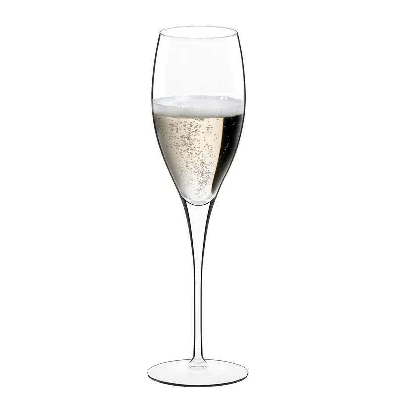 Prezzo Scontato 22 cl - Bormioli Luigi Michelangelo Calice Flute in Vetro - Set 4 Pezzi