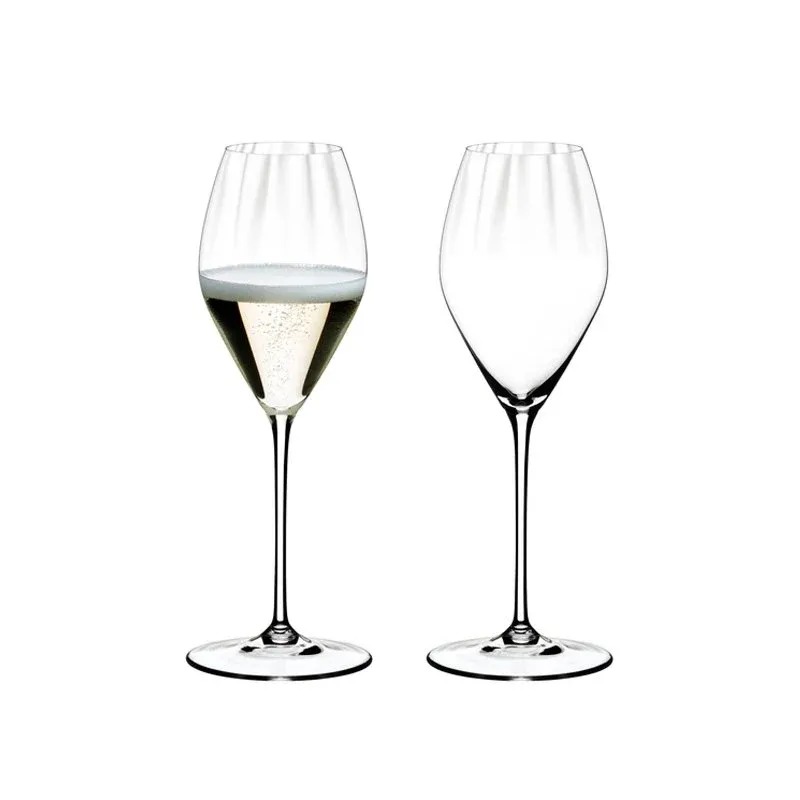 Compra Online 37.5 cl - Riedel Performance Calice Flute in Vetro - Set 4 Pezzi