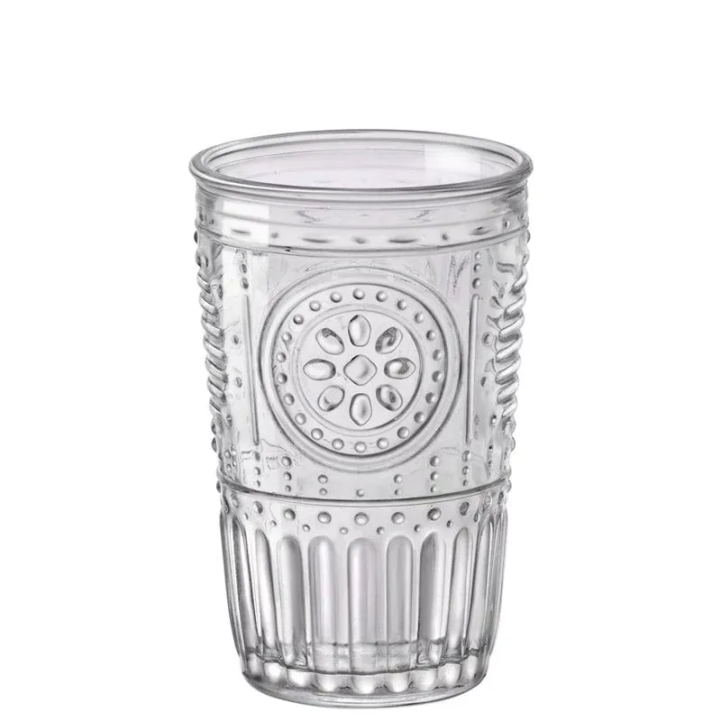 34 cl - Bormioli Rocco Romantic Bicchiere Acqua in Vetro - Set 6 Pezzi Must-Have