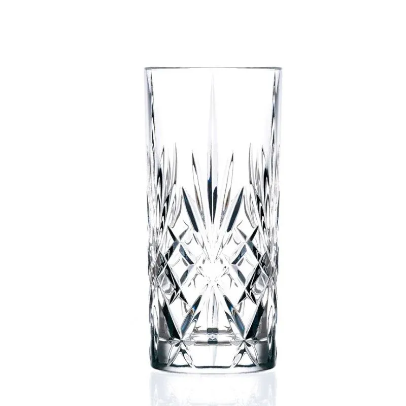 Ultimissimo Modello 36 cl - RCR Melodia Bicchiere Bibita in Vetro - Set 6 Pezzi