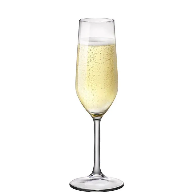 Offerta Del Giorno 20 cl - Bormioli Rocco Riserva Calice Flute in Vetro - Set 6 Pezzi