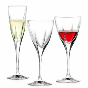 Ultime Pezzi RCR Fusion Set Calici in Vetro - Set 18 Pezzi
