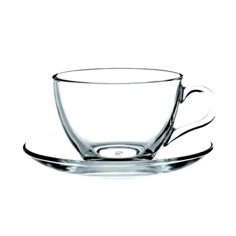 Acquista Ora 21.5 cl - Pasabahce Basic Tazza Cappuccino in Vetro - Set 6 Pezzi
