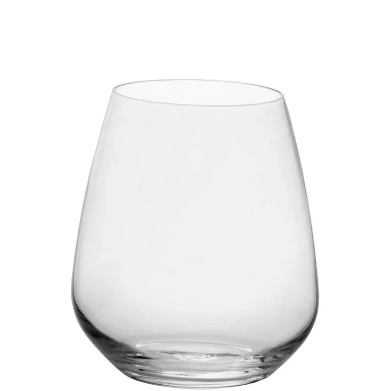 67 cl - Bormioli Luigi Crescendo Stemless Bicchiere Vino Rosso in Vetro - Set 4 Pezzi Vendita Finale
