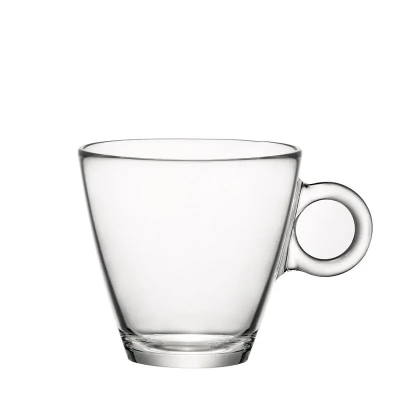 10 cl - Bormioli Rocco Easy Bar Tazzina Caffé in Vetro Temperato - Set 12 Pezzi Saldi