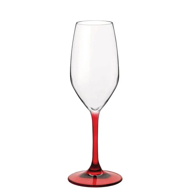 24 cl - Bormioli Rocco Divino Calice Flute in Vetro - Set 4 Pezzi Solo Oggi