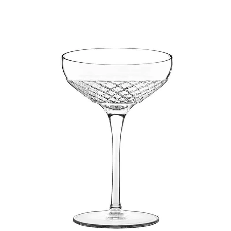 Offerta Limitata 30 cl - Bormioli Luigi Roma 1960 Coppa Champagne in Vetro - Set 6 Pezzi