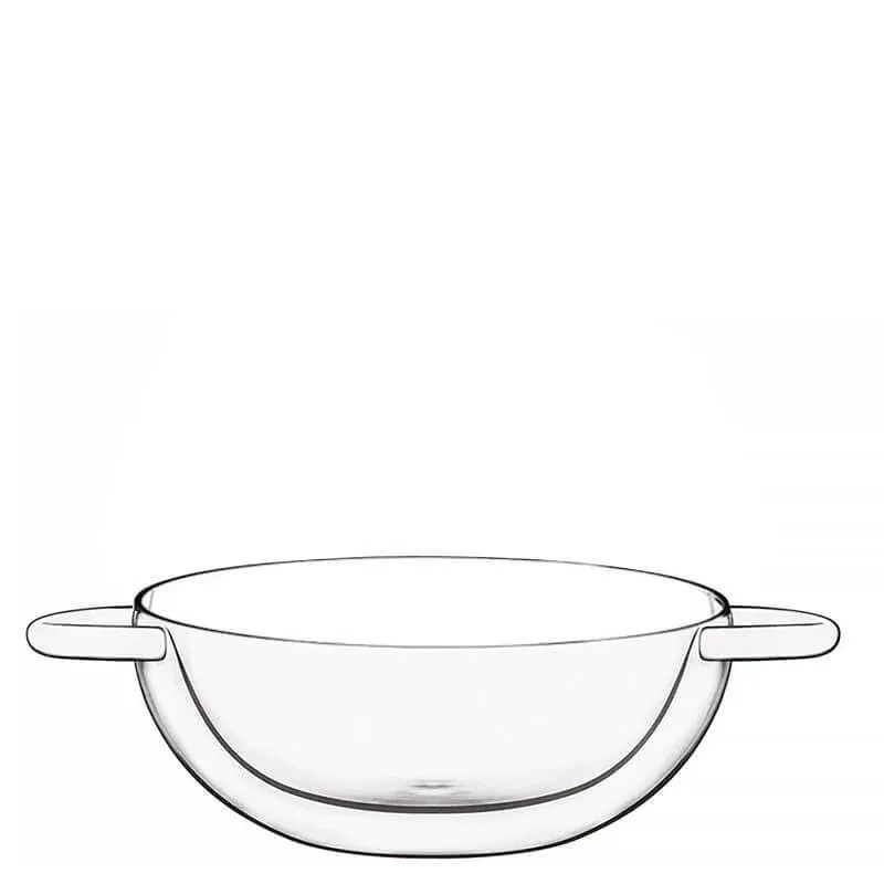 Prezzo Di Fabbrica 17.5 cl - Bormioli Luigi Thermic Glass Wok in Vetro Borosilicato - Set 2 Pezzi