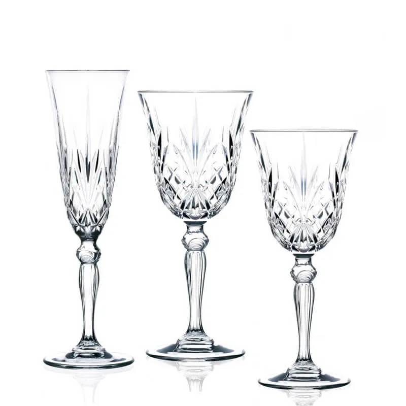RCR Melodia Set Calici in Vetro - Set 18 Pezzi Ultime Pezzi