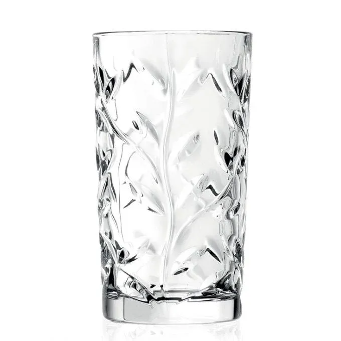36 cl - RCR Laurus Bicchiere Bibita in Vetro - Set 6 Pezzi Promozione Esclusiva