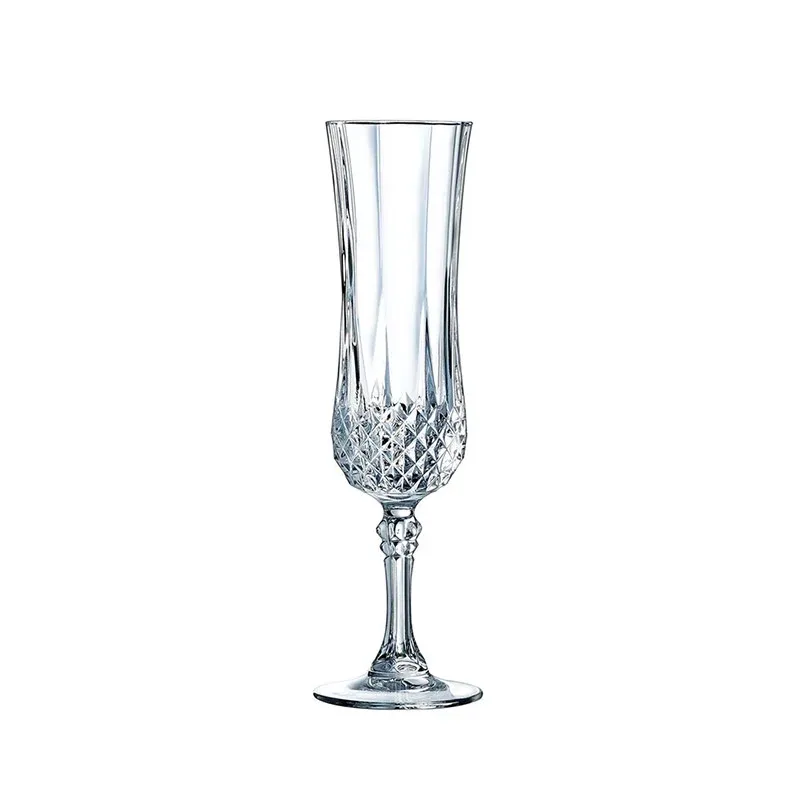 14 cl - Cristal D‘Arques Longchamp Calice Flute in Vetro - Set 6 Pezzi Saldi