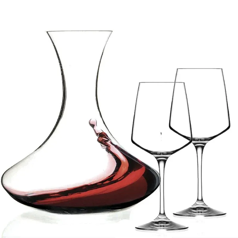 RCR Aria Set Calici e Decanter in Vetro - Set 3 Pezzi Ultima Occasione