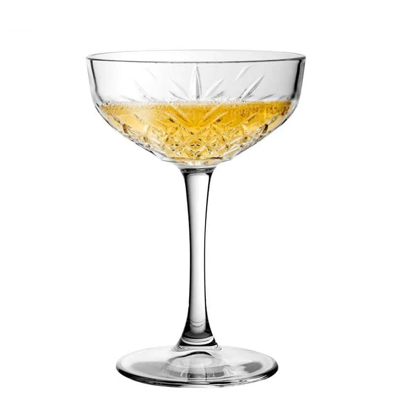 27 cl - Pasabahce Timeless Coppa Champagne in Vetro - Set 4 Pezzi Promozione
