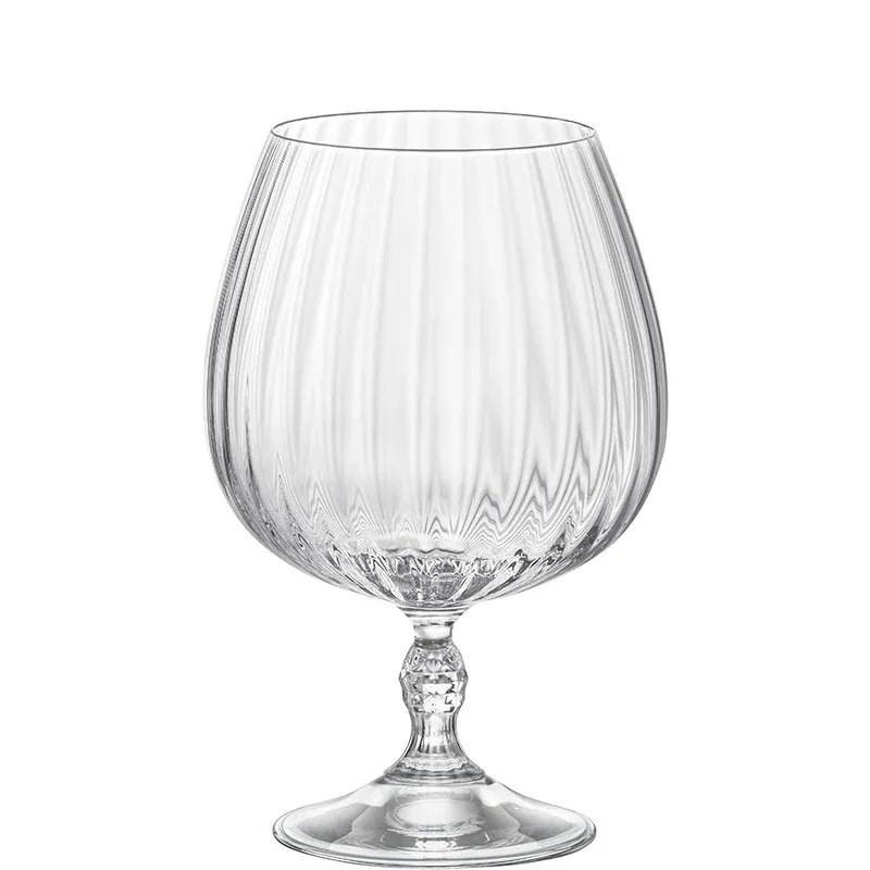 65 cl - Bormioli Rocco America 20s Calice Snifter in Vetro - Set 6 Pezzi Pagamento Sicuro