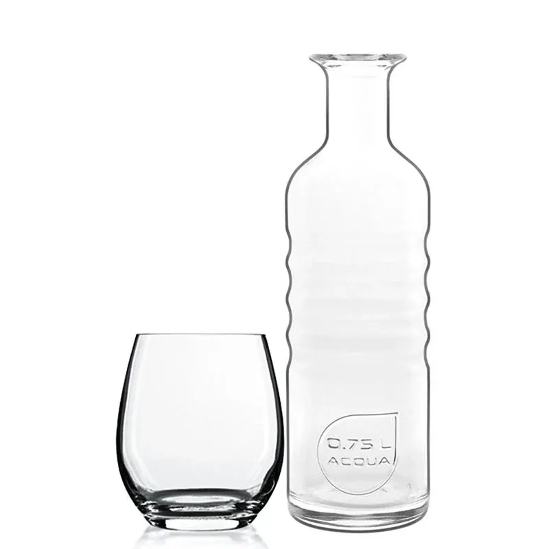 Occasione Imperdibile Bormioli Luigi Hydrosommelier Set Bicchieri Acqua in Vetro - Set 7 Pezzi