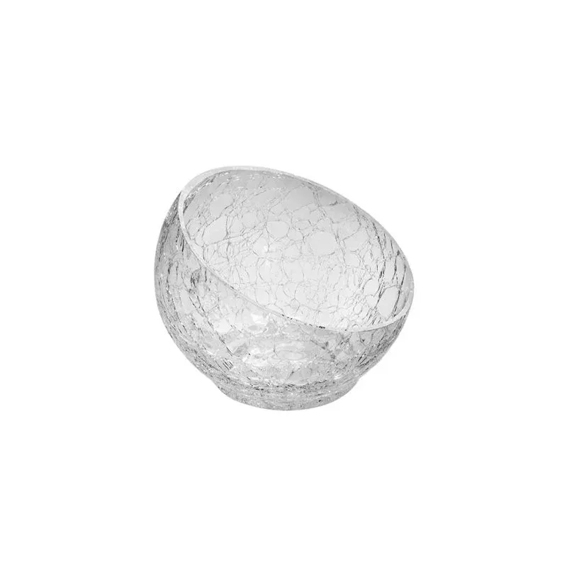 12 cm - Crackle Coppa Dessert Satinato in Vetro - Set 6 Pezzi Acquista Ora