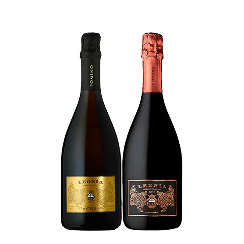 Reso Gratuito Leonia Rosè & Brut 2021 - 2019 Cantina Frescobaldi - Set 2 Bottiglie