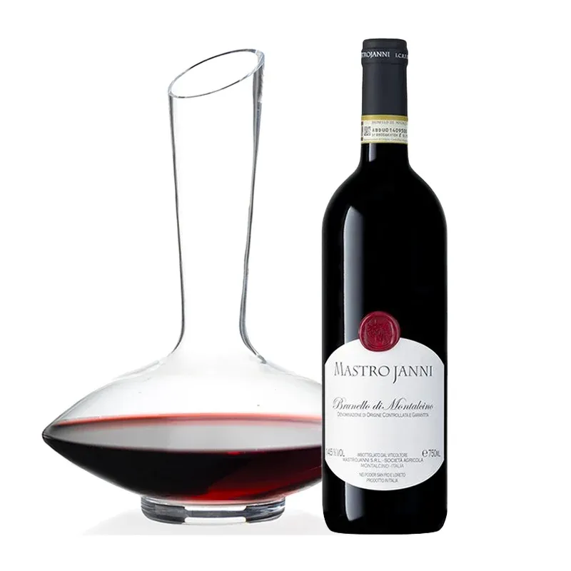 Vendita Finale Mastrojanni Brunello Di Montalcino DOCG 2017 Azienda Agricola Mastrojanni - Set Bottiglia Decanter Vinea Bormioli Luigi