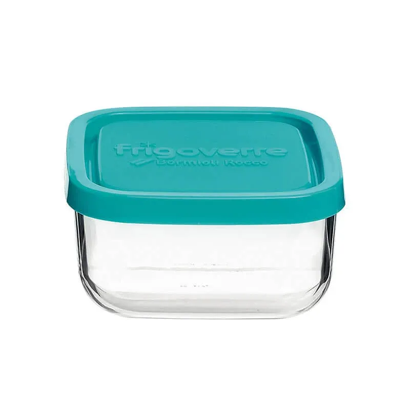 10x10 cm - Bormioli Rocco Frigoverre Classic Contenitore Per Alimenti Quadrato Offerta Lampo