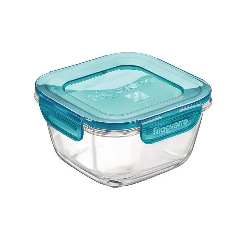 Più Venduto 12x12 cm - Bormioli Rocco Frigoverre Evolution Contenitore Per Alimenti Ermetico In Vetro Temperato
