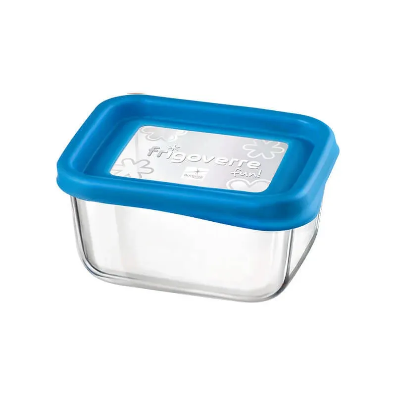 Offerta Speciale 13x10 cm - Bormioli Rocco Frigoverre Fun Contenitore Per Alimenti Rettangolare In Vetro