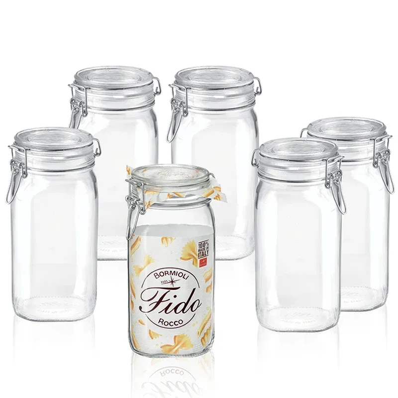 150 cl - Bormioli Rocco Fido Vasetto Ermetico In Vetro - Set 6 Pz Must-Have