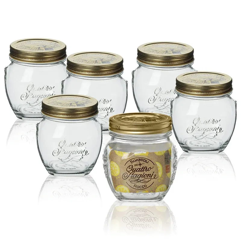 Ultima Occasione 50 cl - Bormioli Rocco Quattro Stagioni Vasetto Anfora - Set 6 Pz