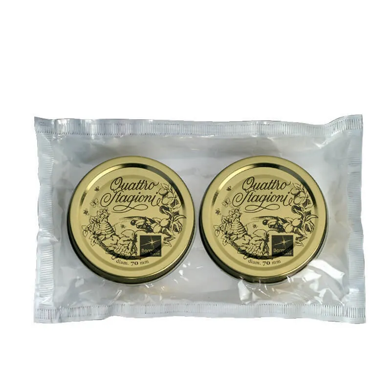 Saldi 7 cm - Bormioli Rocco Quattro Stagioni Tappo Capsula - Set 2 Pz
