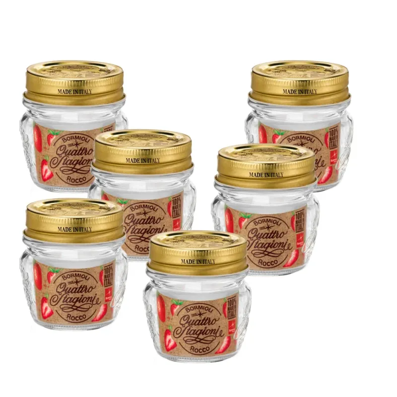Promo Stagionale 8 cl - Bormioli Rocco Quattro Stagioni Vasetto Anfora Mini - Set 6 Pz