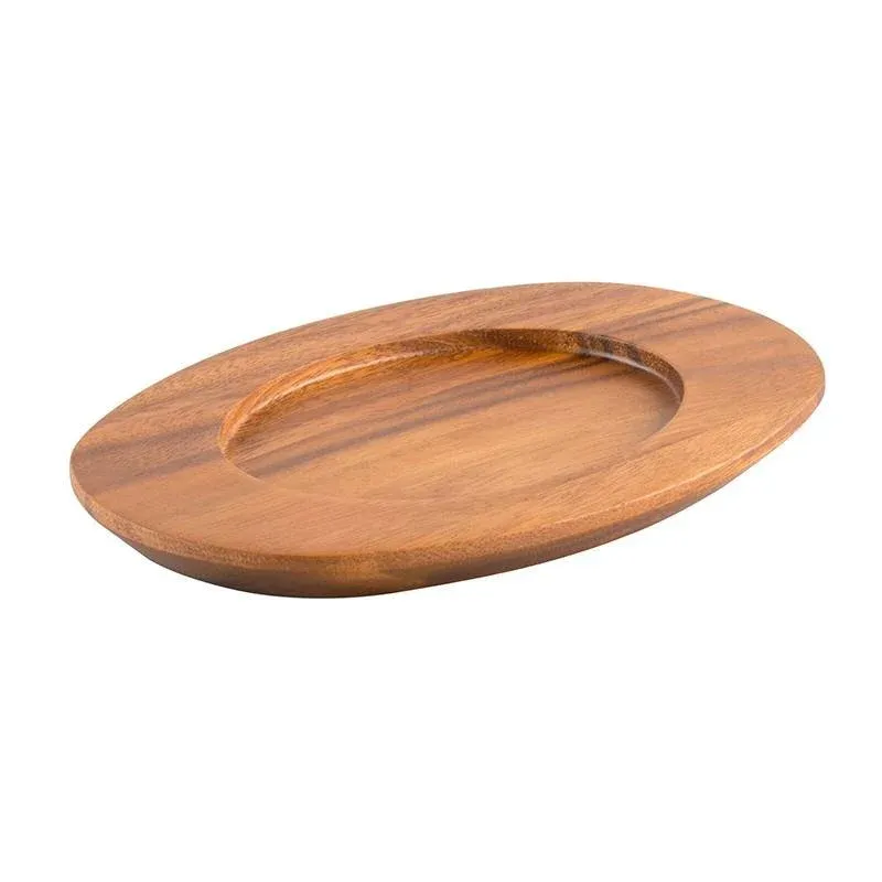 Scelto Dai Clienti 12x9 cm - Paderno Sottopentola Per Casseruola Ovale In Legno