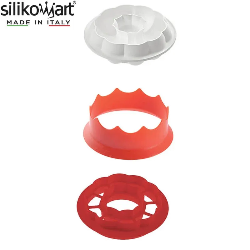 Economico 15.5 cm - Silikomart Magia Del Tempo Stampo Torta Antiaderente In Silicone
