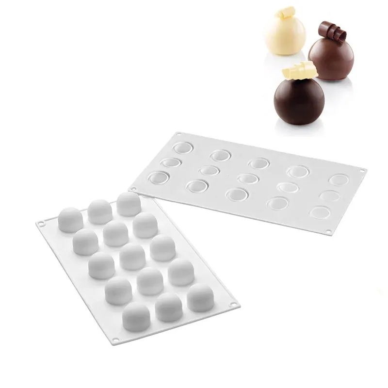 15 Forme Silikomart Mini Truffles Stampo Tartufo In Silicone Sconto