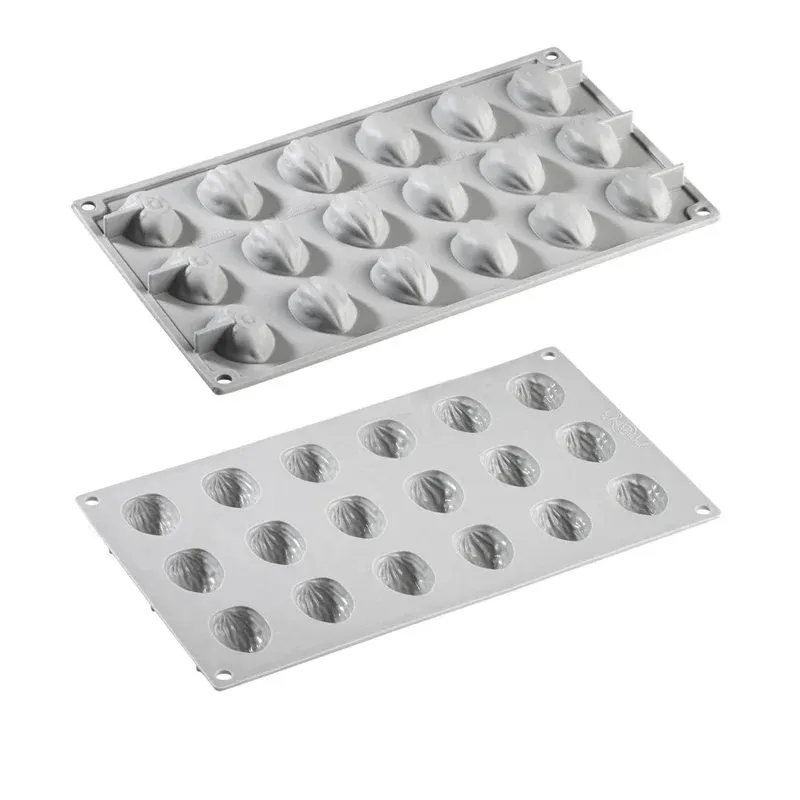 Consegna Rapida 18 Forme - Pavoni Gourmand Stampo Decorazioni Noci In Silicone