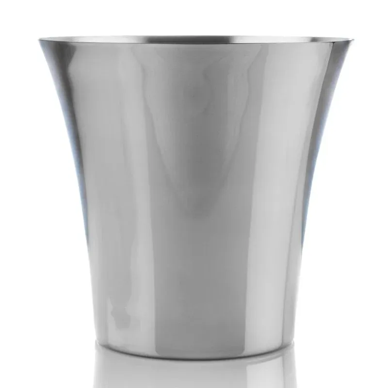 Ø 21 x H 20 cm - Italesse Winston Secchiello Champagne Per 1 Bottiglia In Acciaio Inox Prezzo Basso