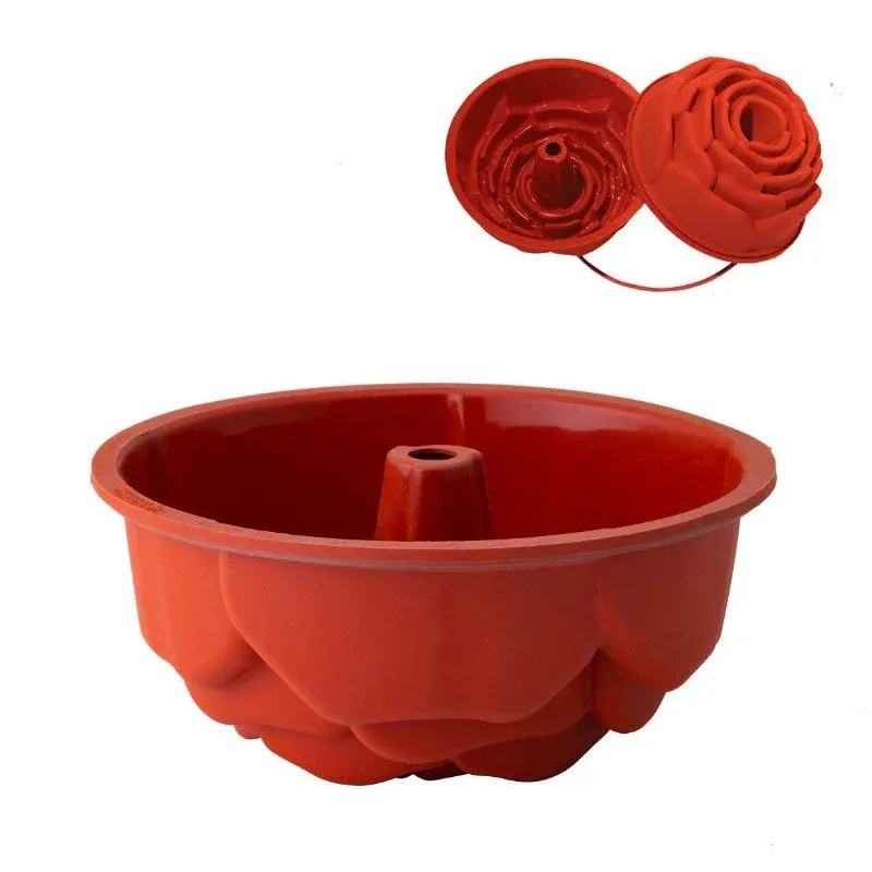 22 cm Silikomart Rosa 145 Stampo Rosa Con Anello In Silicone Offerta Limitata